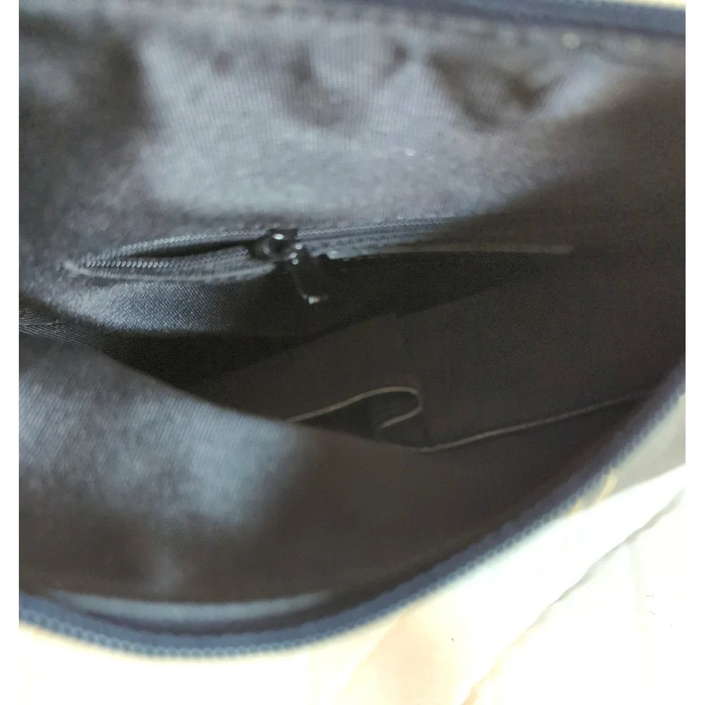 Kenneth Cole New York Black Slouch Leather Hobo Shoulder Bag Minimalist Boho